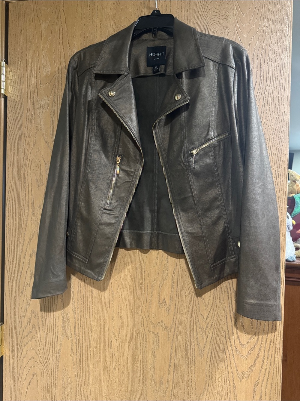Insight Bronze Metallic Moto Jacket